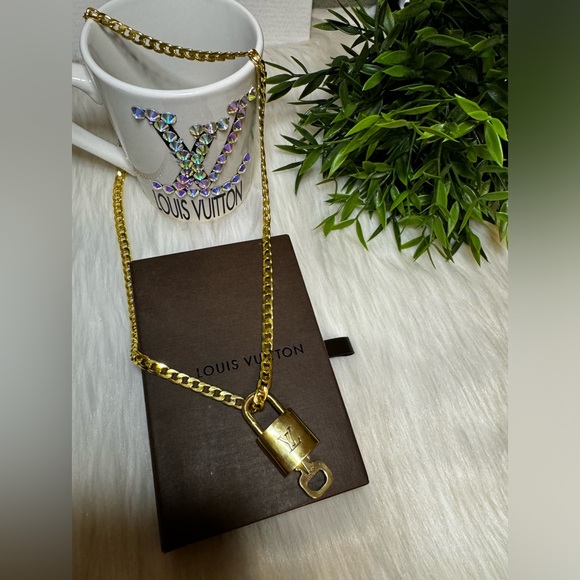 Louis Vuitton Lock & Key w/Chain & Box #309 - Picture 3 of 9